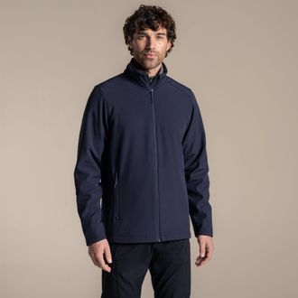 Craghoppers Heren Expert Basecamp II Soft Shell Jas (Donkere marine)