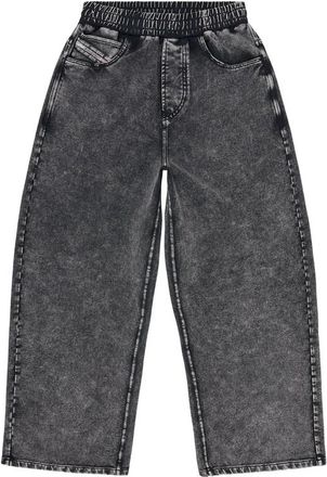 Diesel Sweatpants With Denim Effect