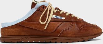 Autry Windspin Leather Sneaker Mules