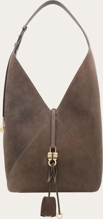 Ferragamo Donna Borsa hobo V-shaped (L) Grigio