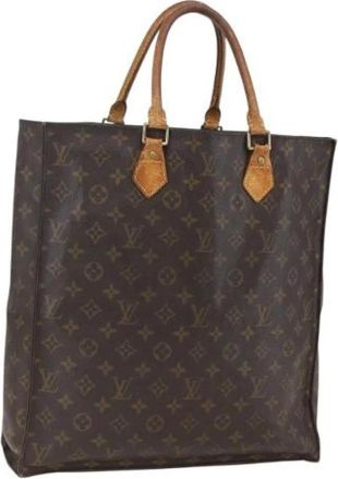 Louis Vuitton Pre-owned Tote Bags, female, Brown, Size: ONE SIZE Pre-owned Canvas Tote Bag