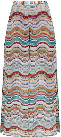 Missoni high-waisted trousers - Blue