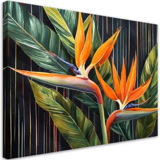 Artgeist Quadro su tela, Foglie Piante Botaniche - 120x80