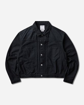 Visvim Men s Chore Jacket G.Cords Black