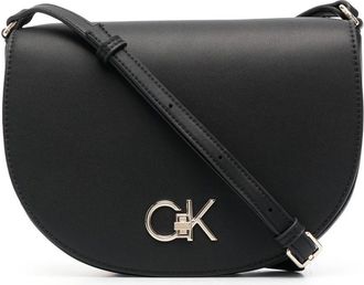 Calvin Klein logo-plaque cross body bag - women - Polyurethane/Polyester - OS - Black