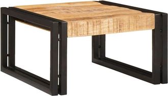 vidaXL Estante De Ba&ntilde;o 40 X 50 X 23 Cm Madera Maciza De Mango Y Hierro Vidaxl