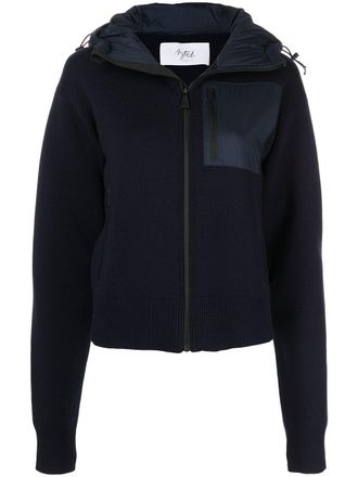 Aztech Mountain Matterhorn insulated hoodie - women - Virgin Wool - 48 - Black