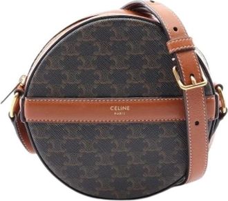Celine Pre-owned Vintage Canvas Crossbody Bag - Dames - Vintage Schoudertas - Veelkleurig - ONE Size - Leer - Vintage