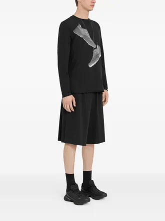 MM6 x Salomon Graphic Print T-Shirt - Black