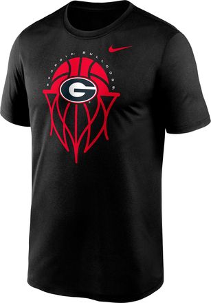 Nike Georgia Legend Basketball Icon Nike Mens Dri-FIT College T-Shirt in Black | NKGK00ANGB-VCH