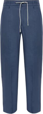 Eleventy Pantaloni con coulisse - Blu