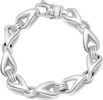 Pompeii3 Mens 14k Gold (160gram) or Platinum (257gram) 13.5mm Link Bracelet 9