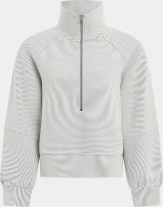 Varley Milano Half-Zip Ribbed Sweatshirt