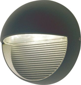 Loops Outdoor IP54 Wall Light Sconce Graphite Finish LED 6W Bulb External d01052