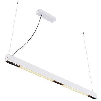 Netlighting Hodari Bar Pendant White Glass LED Dimmable 3000-6000K Remote