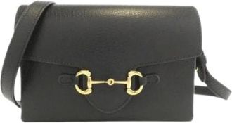 Gucci Pre-owned Cross Body Bags, female, Black, Size: ONE SIZE Pre-owned Vintage Shoulder Bag