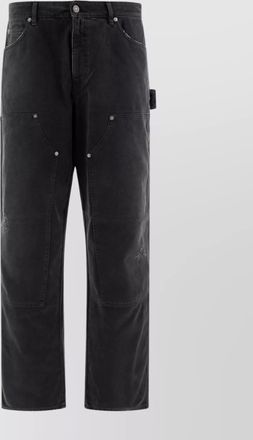 Golden Goose distressed trousers rivet accents