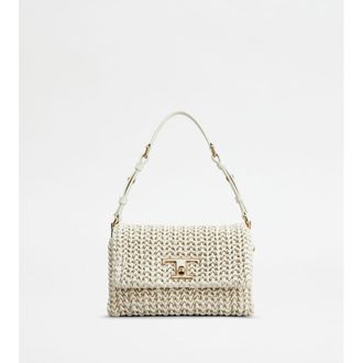 Tod's T Timeless Flap Bag in Leather Mini
