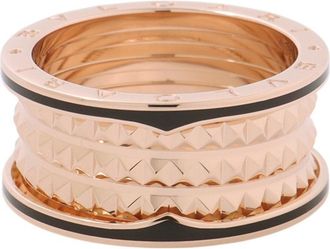 Bulgari Pink Gold (18K) Ceramic Band Ring (Pre-Owned)