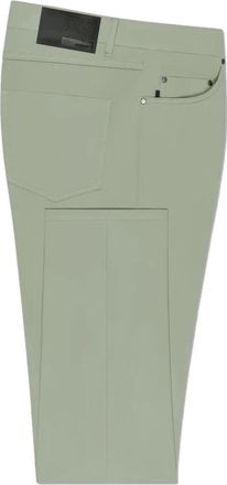 Roberto Ricci Design Slim Fit Sage Green Jeans - Heren - Nette broeken - Groen - S - Denim - Broeken