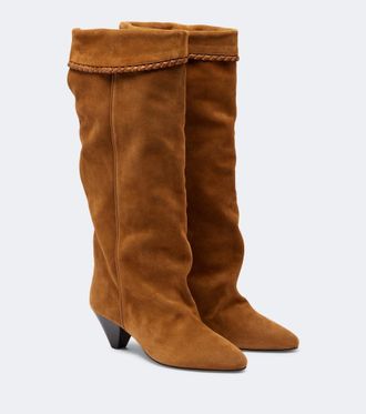 Isabel Marant Elita suede knee-high boots