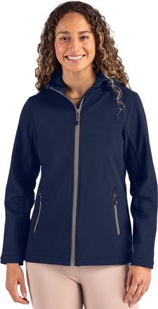 Clique Tempo Recycled Stretch Softshell Womens Hooded Jacket