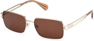Max & Co. MO0090 32E Womens Sunglasses Gold Size 54