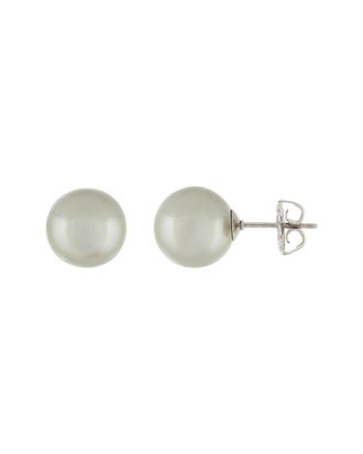 Splendid Pearls Silver 10-11Mm Pearl Earrings
