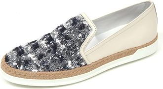 Tod's Zilveren Paillet Instap Schoen - Dames - Sneakers - Veelkleurig - 37 EU - Schoenen