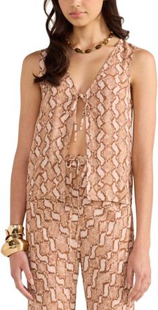 Minkpink Minkpink Koa Tie Top