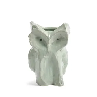 Serax After Midnight Vase Owl, S, hellblau