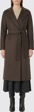 Max Mara Coat S MAX MARA Woman color Brown