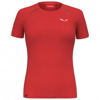 Salewa Pedroc Dry Hybrid T-Shirt Funktionsshirt für Damen | rot
