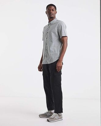 Jacamo Linen Blend Elasticated Cargo Trouser