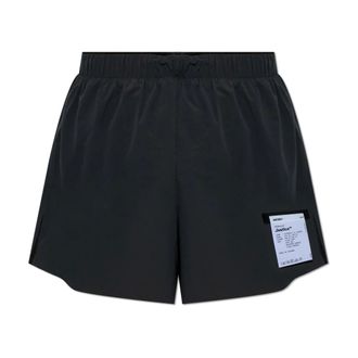 SATISFY Satisfy - Trainingsshort met logo - Heren - Korte broeken - Zwart - Maat: L