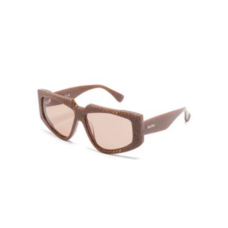 Max Mara Dames, Accessoires, Bruin, Maat: 58 MM