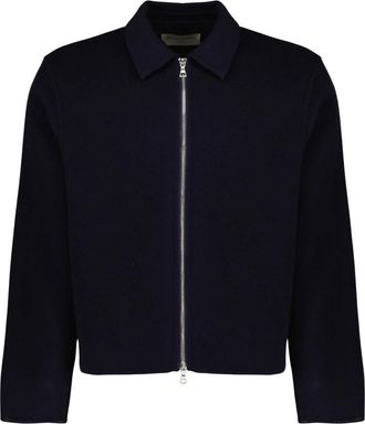Officine G&eacute;n&eacute;rale Mazir Jas - Heren - Zomerjassen - Blauw - XL - Wol - Jassen
