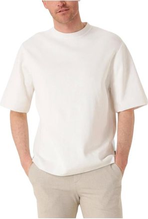 Saint Steve Saint Steve, Tops, Heren, Wit, M, Witte Tjeerd Polo Shirt Stijlvol