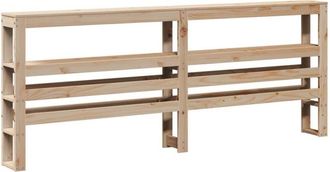 vidaXL Cabecero de cama con estantes madera maciza de pino 180 cm Vidaxl