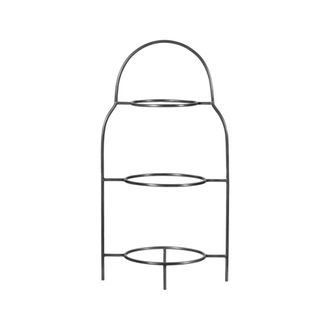 House Doctor Soporte plano de acero inoxidable gris