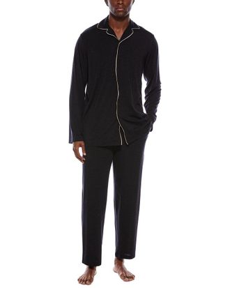 HUGO BOSS 2pc Wool-Blend Pajama Set
