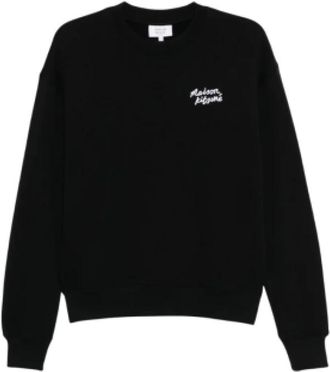 Maison Kitsun&eacute; Sweatshirt - Heren - Sweatshirts - Zwart - XS - Katoen - Hoodies & sweatvesten