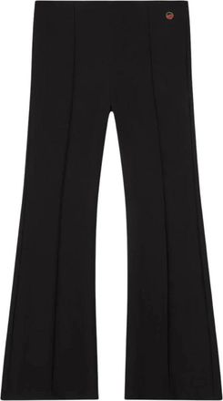 Busnel Karin Flare Pintuck Broek - Dames - Wijde Broeken - Zwart - XL - Polyester - Broeken