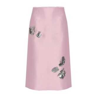 Beatrice .B Midi Skirts, female, Pink, Size: M Gonna