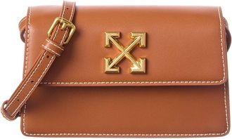 Off-white Convertible Leather Crossbody