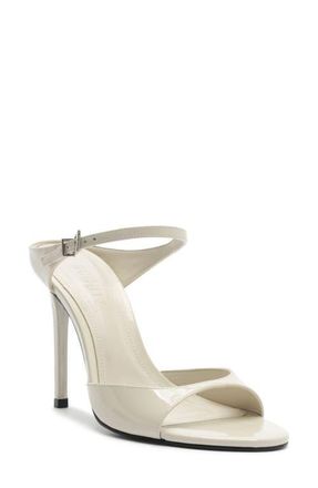 Schutz Lyra Ankle Strap Sandal in Sugar White at Nordstrom, Size 9.5