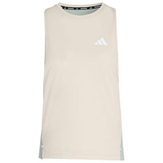 adidas Adi365 Breeze Tank Laufshirt f&uuml;r Damen | beige/wei&szlig;