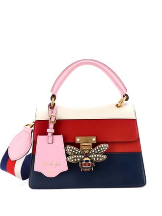 Gucci Queen Margaret Top Handle Bag Colorblock Leather Small satchel - Veelkleurig