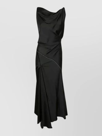 Victoria Beckham ruffled v-neck short-sleeve midi dress