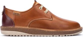 Pikolinos Comfortabele veterschoenen voor dames - Dames - Veterschoenen - Bruin - 36 EU - Leer - Schoenen